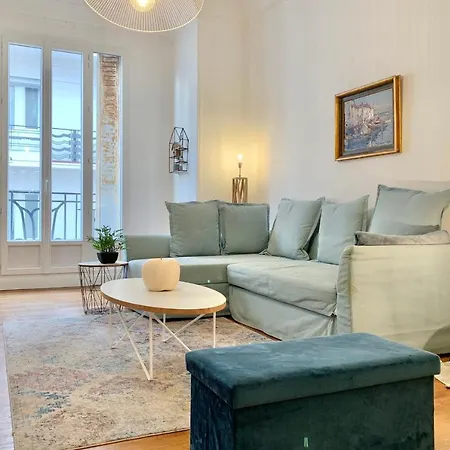#j0 The Sweet Jaures Spacious T4 Centre Tramway Balcony *